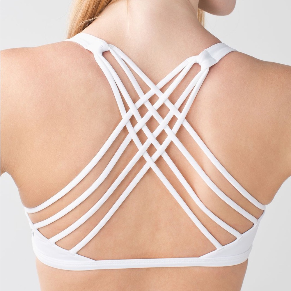Lululemon free to be bra- white